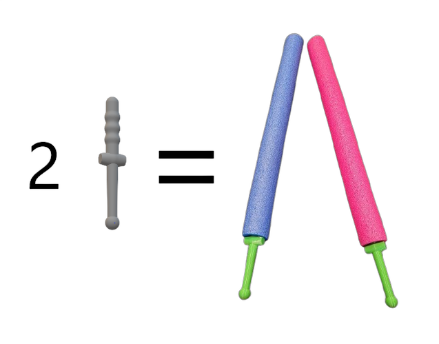 Noodle Sword Fighting Kit